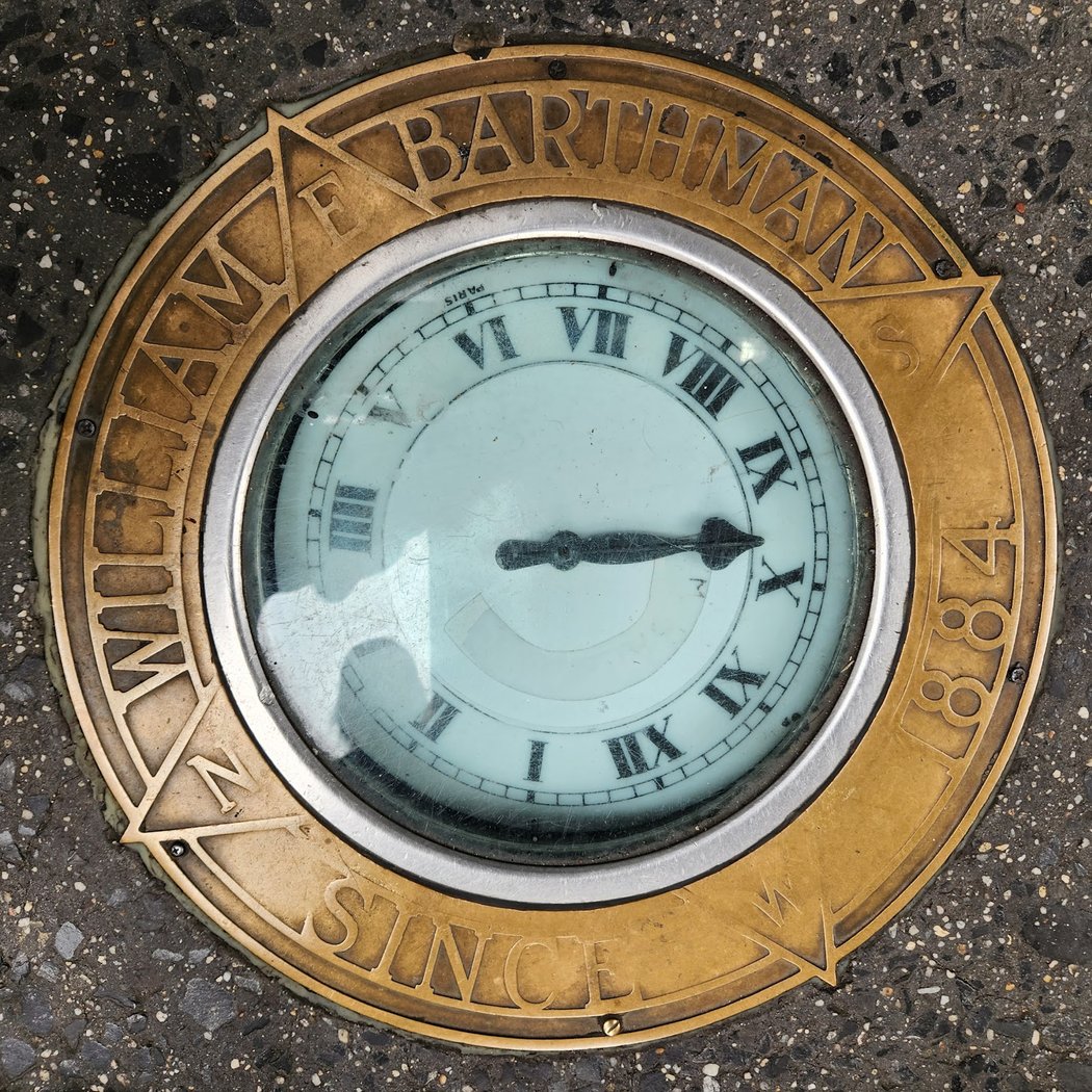Barthman's Sidewalk Clock 1