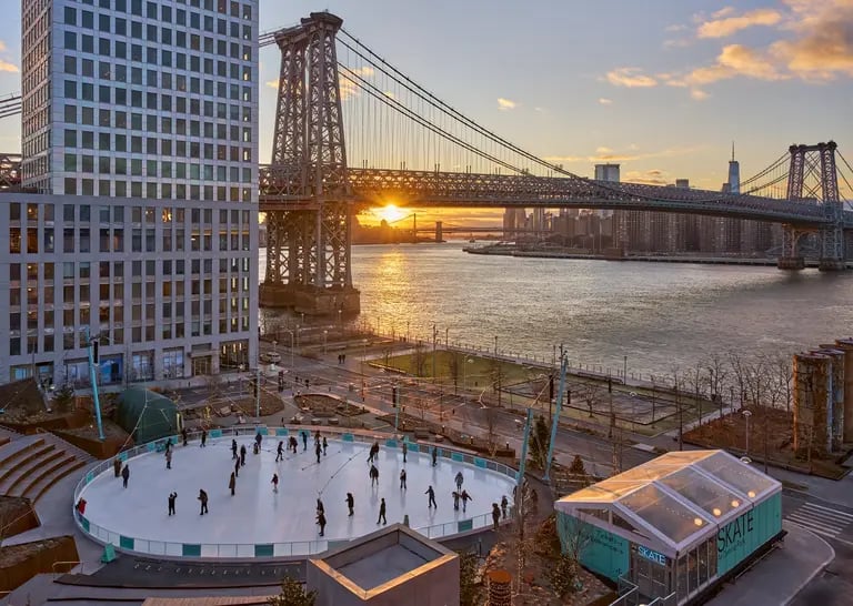 Williamsburg Waterfront Ice Skating Rink 1