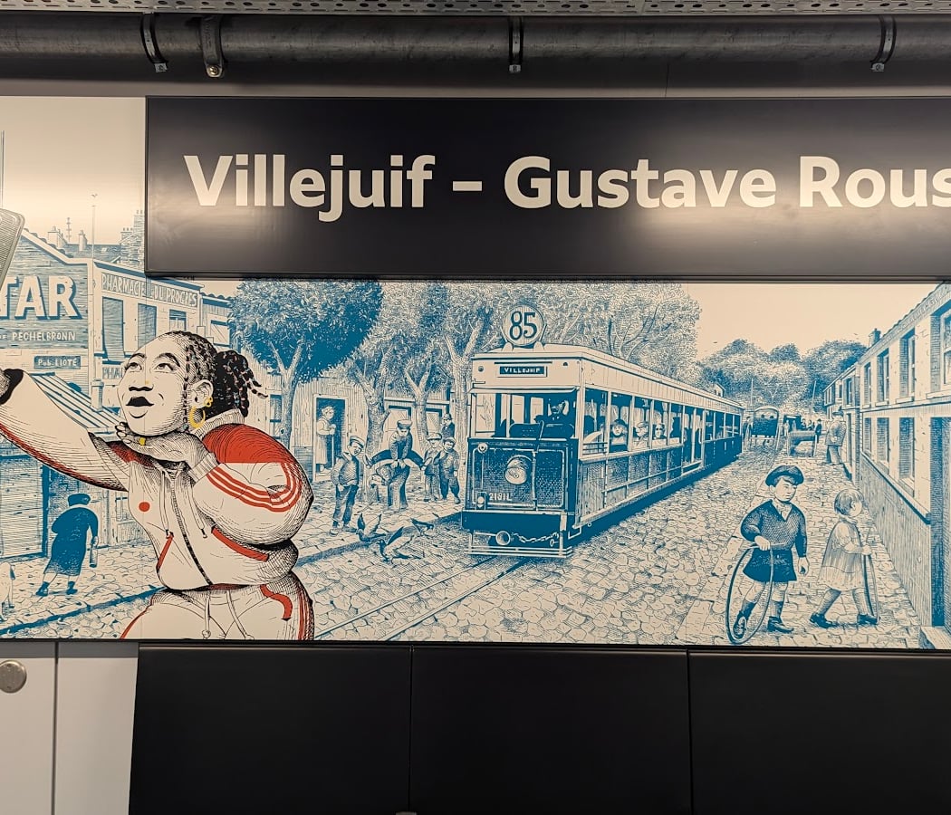 Fresques de la gare Villejuif - Gustave Roussy 1