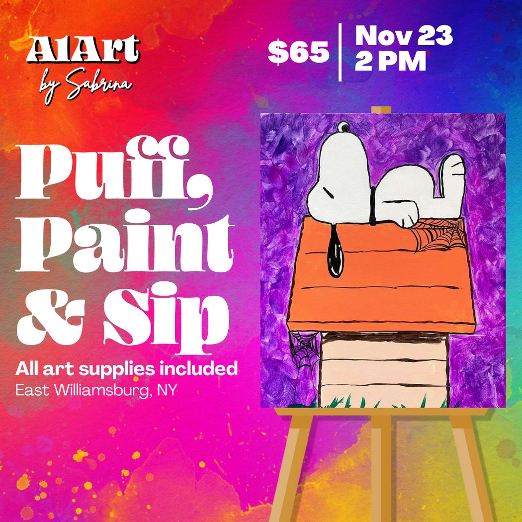 Puff, Paint and Sip Art Studio 1