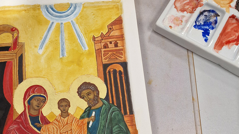 Apprentissage de l'iconographie byzantine 1