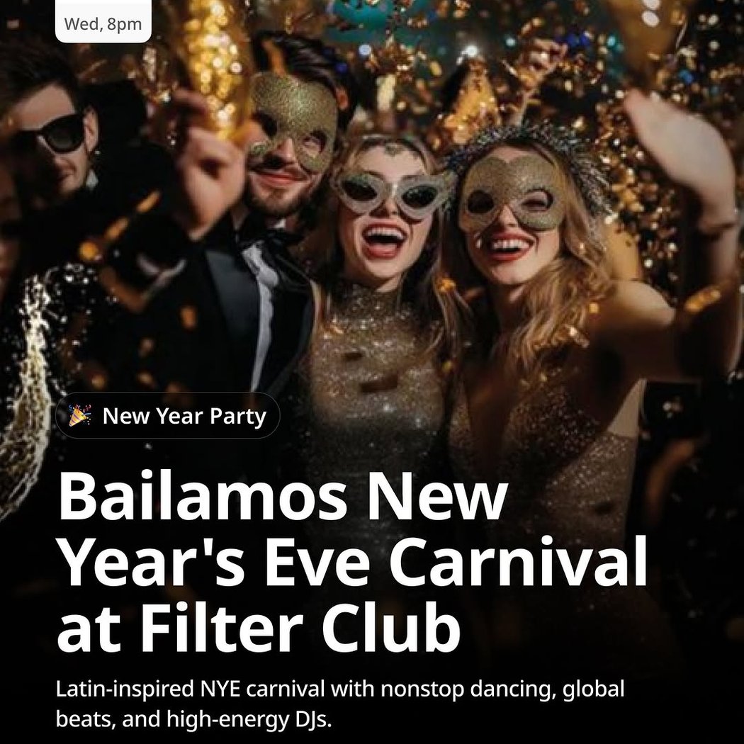 Bailamos New Year’s Eve Carnival 1