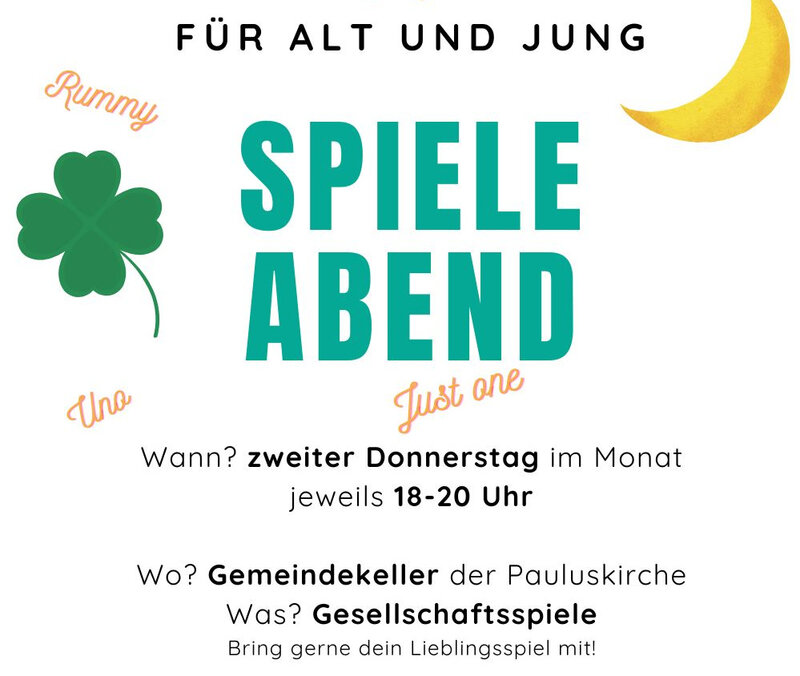 Spieleabend im Gemeindekeller 1