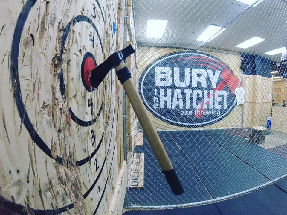 Bury the Hatchet Freehold - Axe Throwing 1