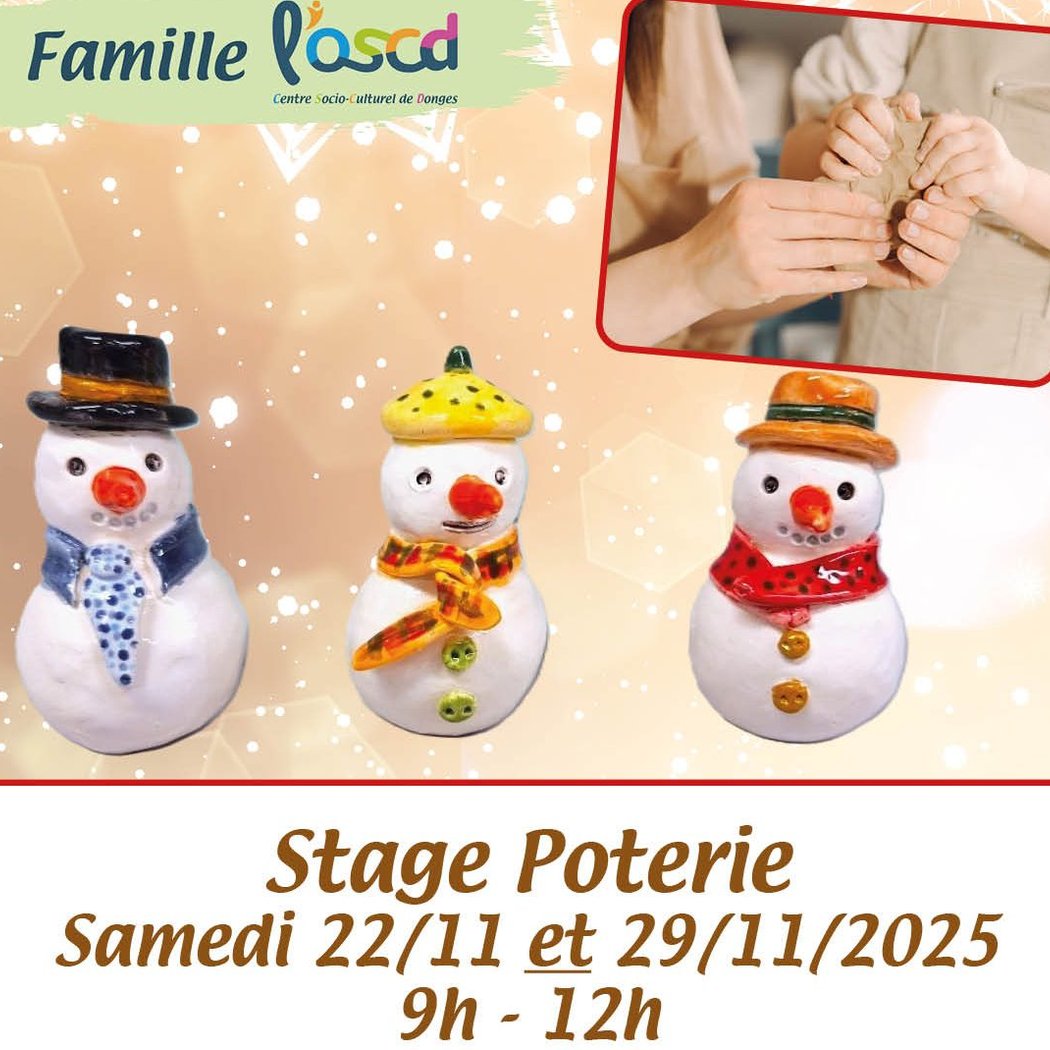 Stage poterie Adultes + Enfants 1