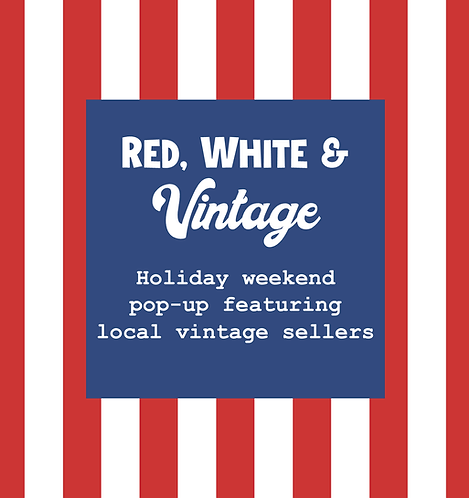 Memorial Day Weekend vintage pop-up 1