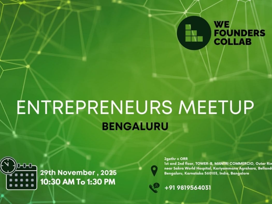 Entrepreneurs Meetup by We Founders Collab 1