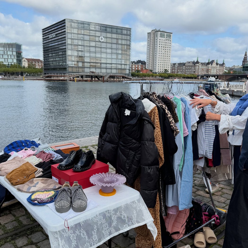 Loppemarked på Bryggen