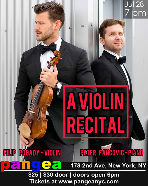 Cabaret Room: A VIOLIN RECITAL 1
