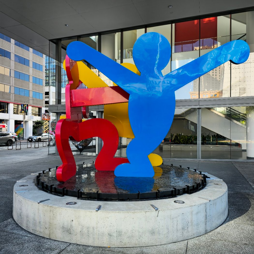 Keith Haring - Untitled (Three dancing figures) 1