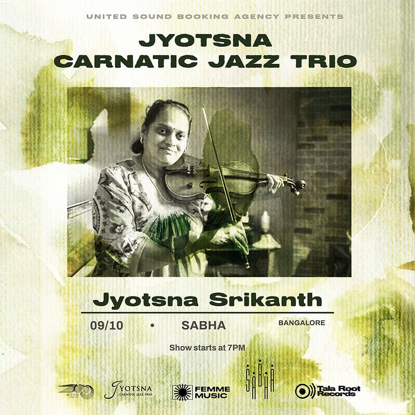 Jyotsna Carnatic Jazz Trio 1
