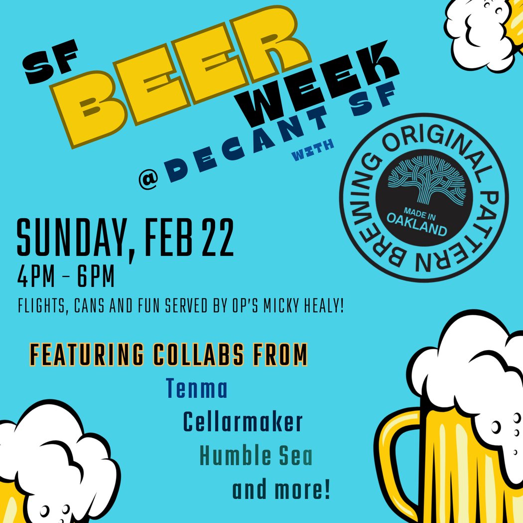 SF BEER WEEK 2026 POP UP WITH ORIGINAL PATTERN 1