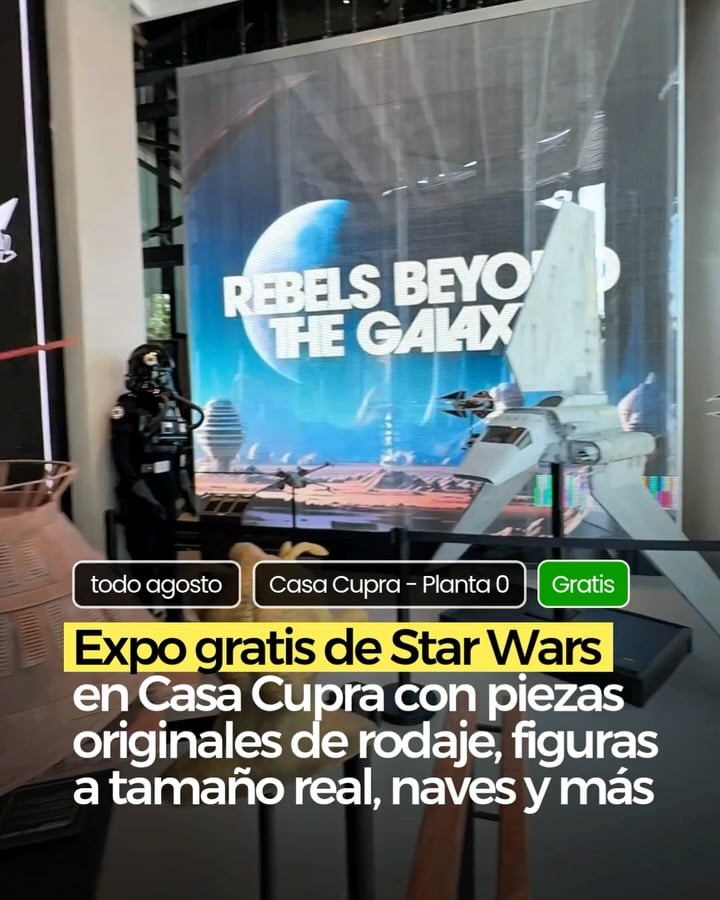 Exposición gratuita de Star Wars 1