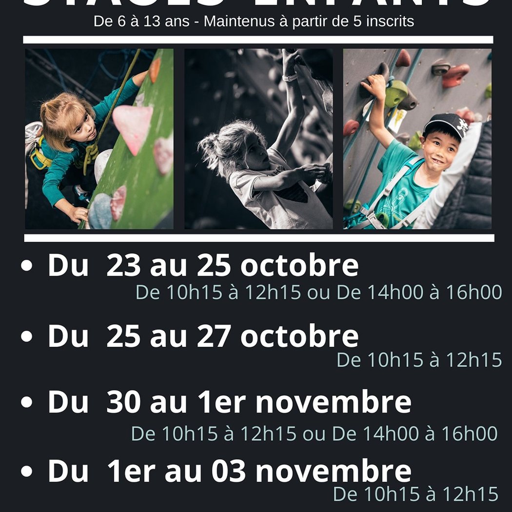 Stage Escalade Enfants 1