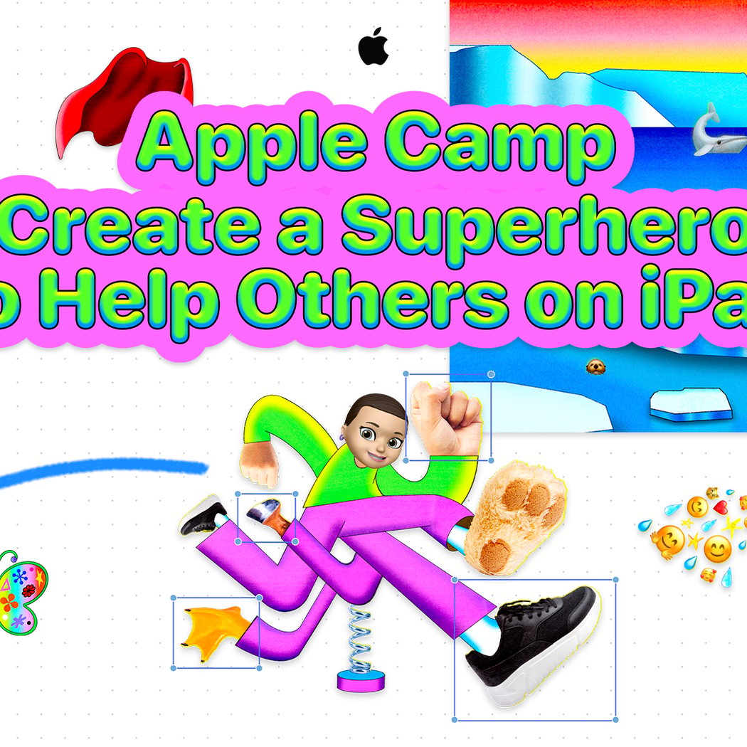 Apple Camp: Create a Superhero to Help Others on iPad 1