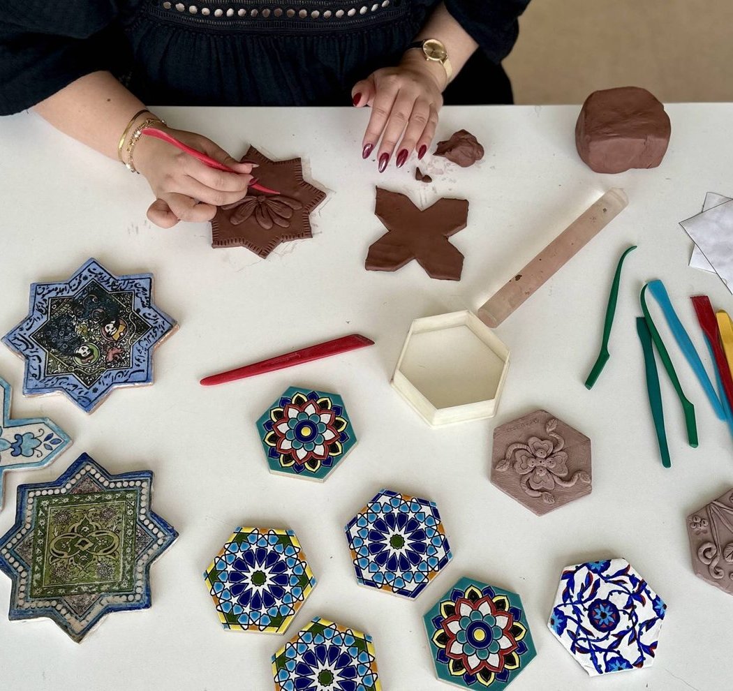 Handmade Clay Tile Making Class 1