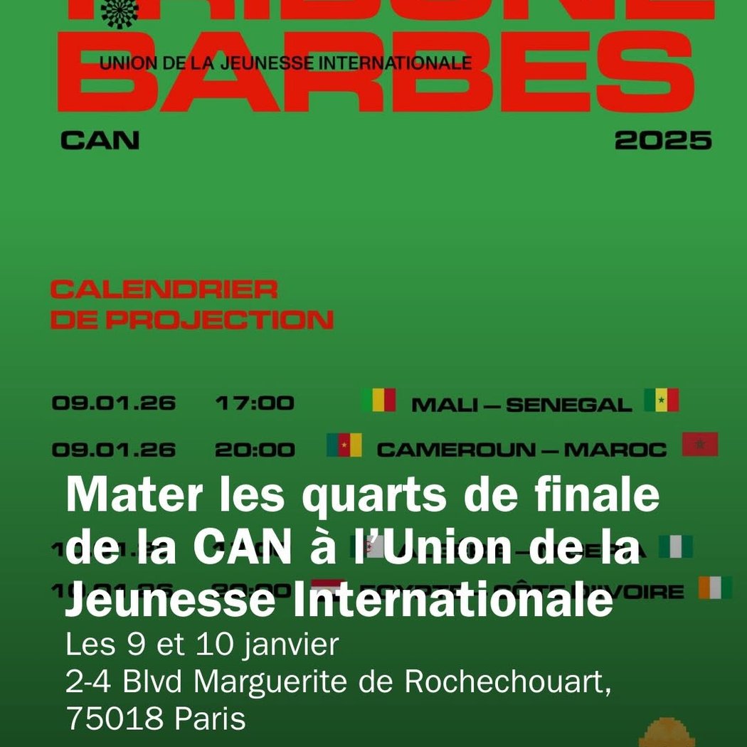 Retransmission des quarts de finale de la CAN 1