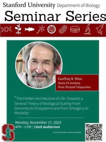 The Hidden Architecture of Life: Towards a General Theory of Biological Scaling From Genomes to Ecosystems and from Ontogeny to Mortality 1