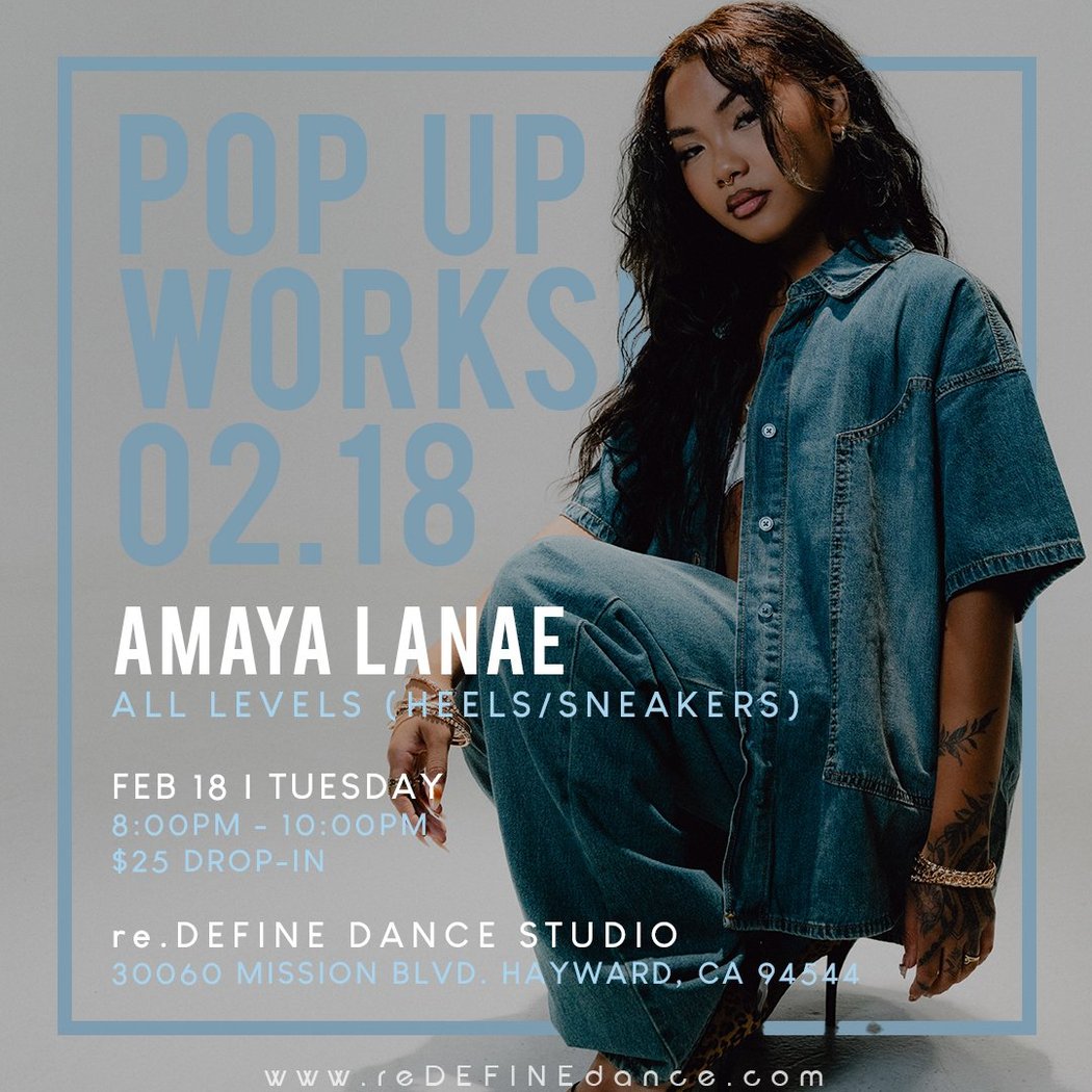 Pop Up Workshop w/ Amaya Lanae (All Levels Choreo - Heels/Sneakers) 1
