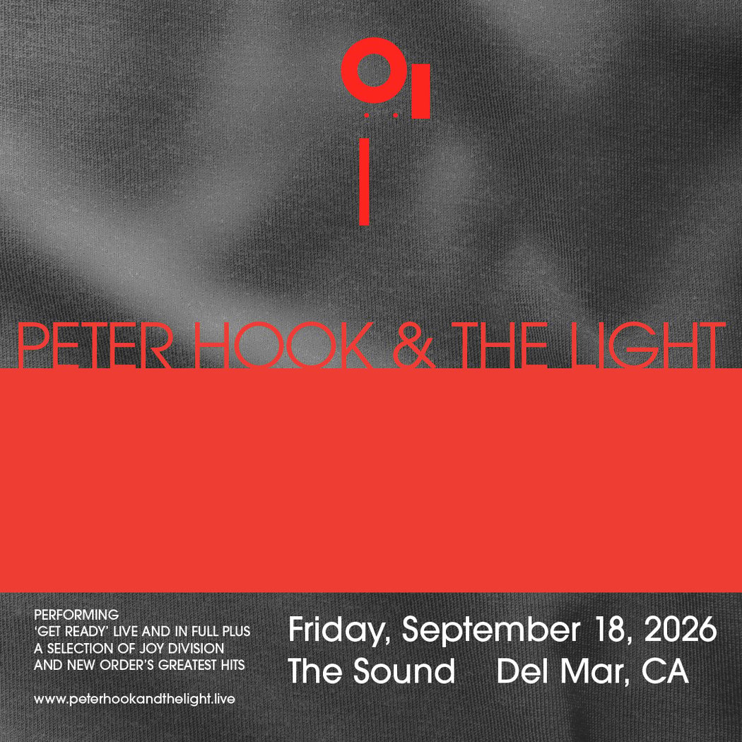 Peter Hook and the Light North American Tour 2026