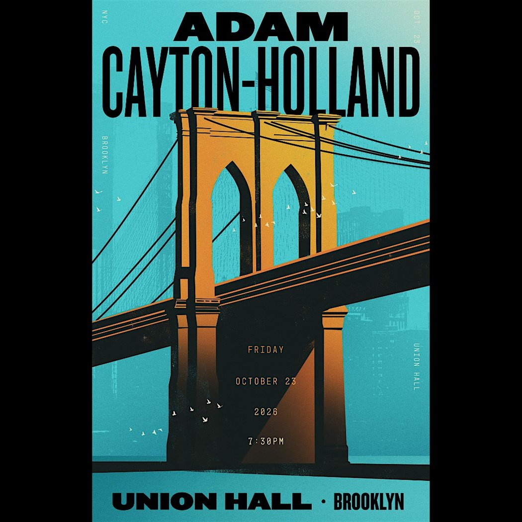 Adam Cayton-Holland Stares Wistfully Toward the Horizon