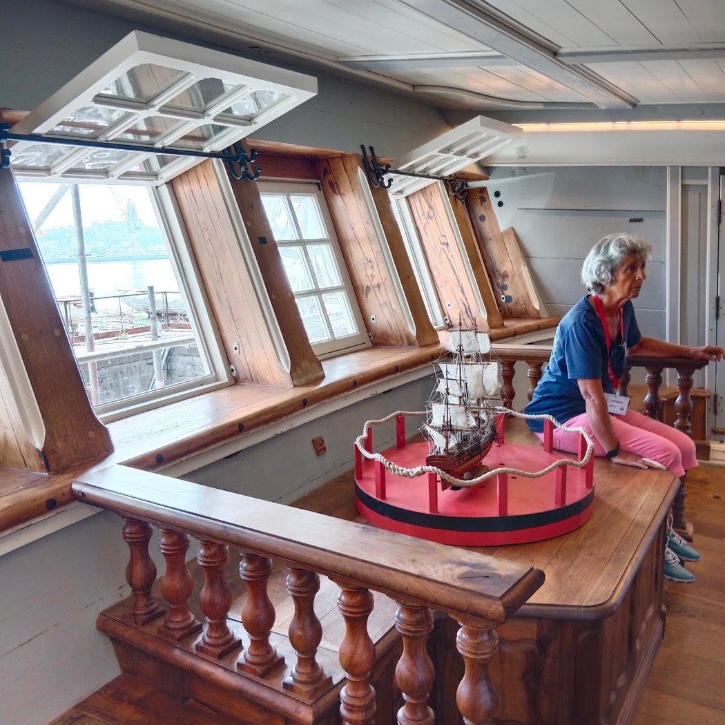 Le grand carénage de L'Hermione à Anglet 1