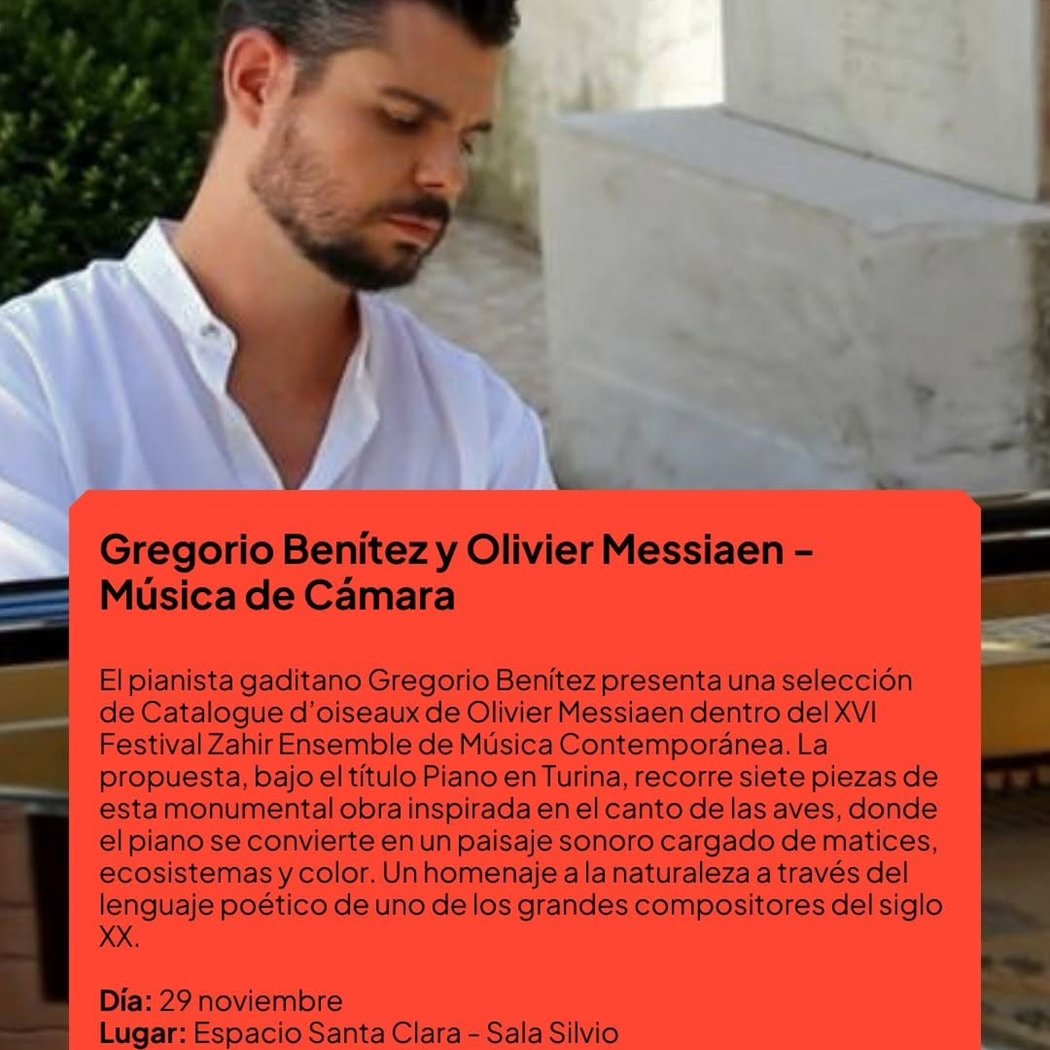 Gregorio Benítez y Olivier Messiaen – Música de Cámara 1