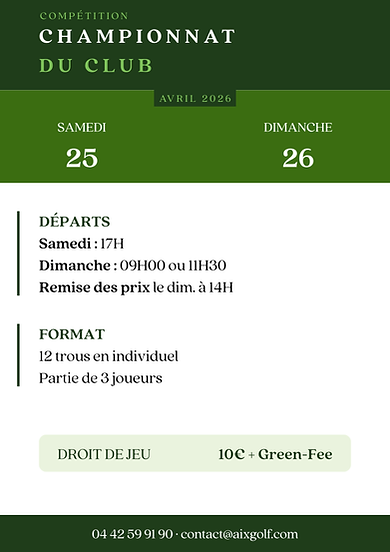 Championnat du club 1