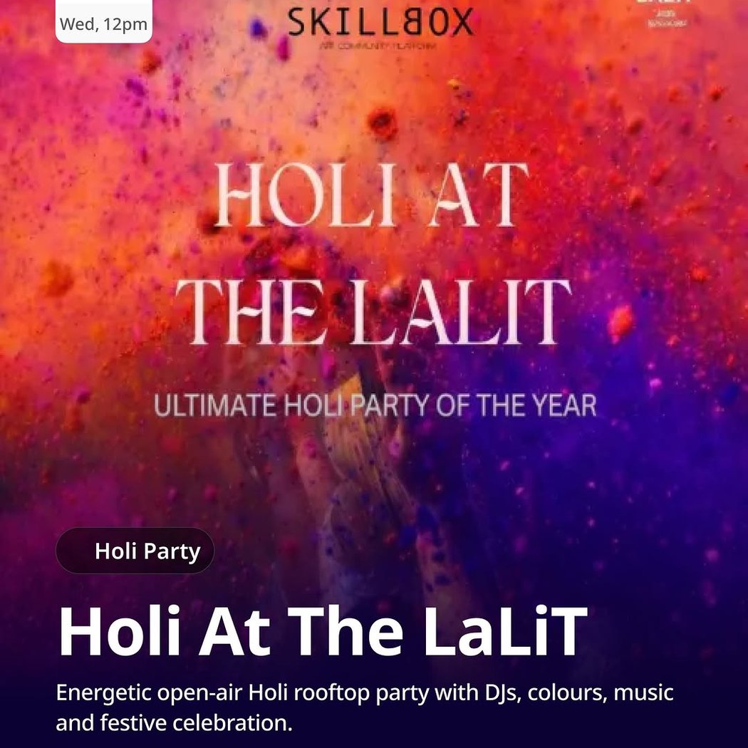Holi At The LaLiT 1