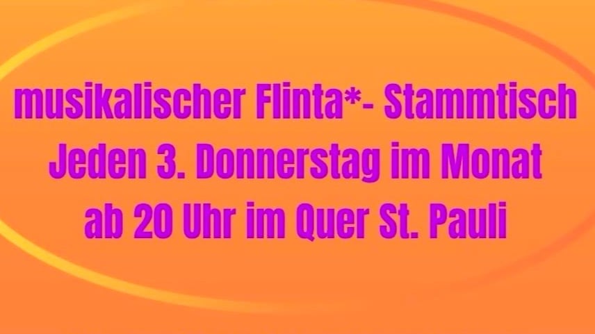 Musikalischer Flinta* Stammtisch 1