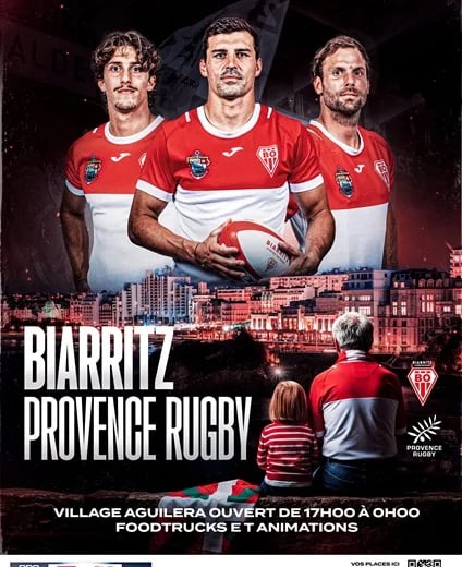 Rugby Pro D2: Biarritz Olympique Basque Country vs Provence Rugby 1