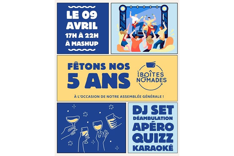 5 ans des Boîtes Nomades 1
