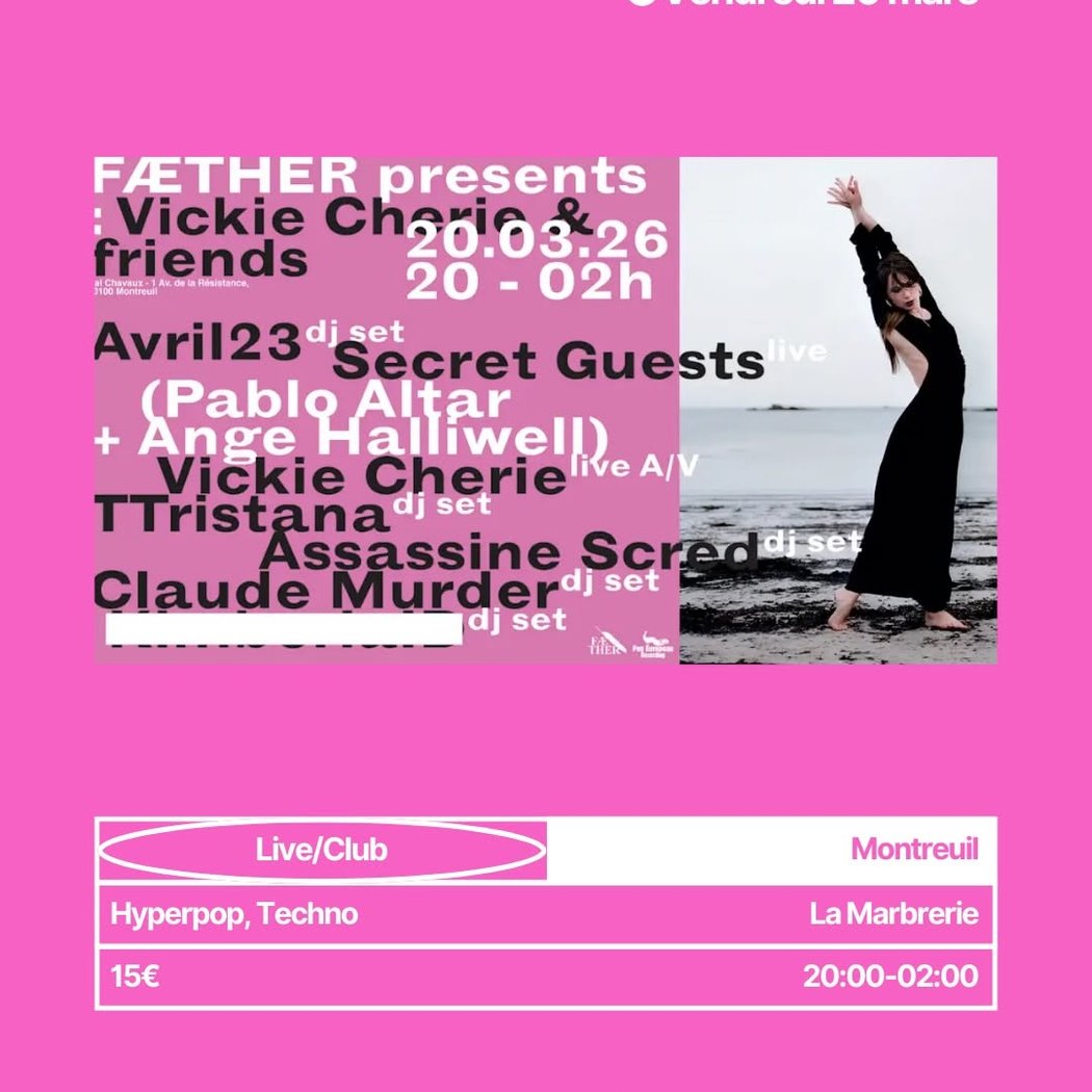 FÆTHER presents : Vickie Cherie & friends 1