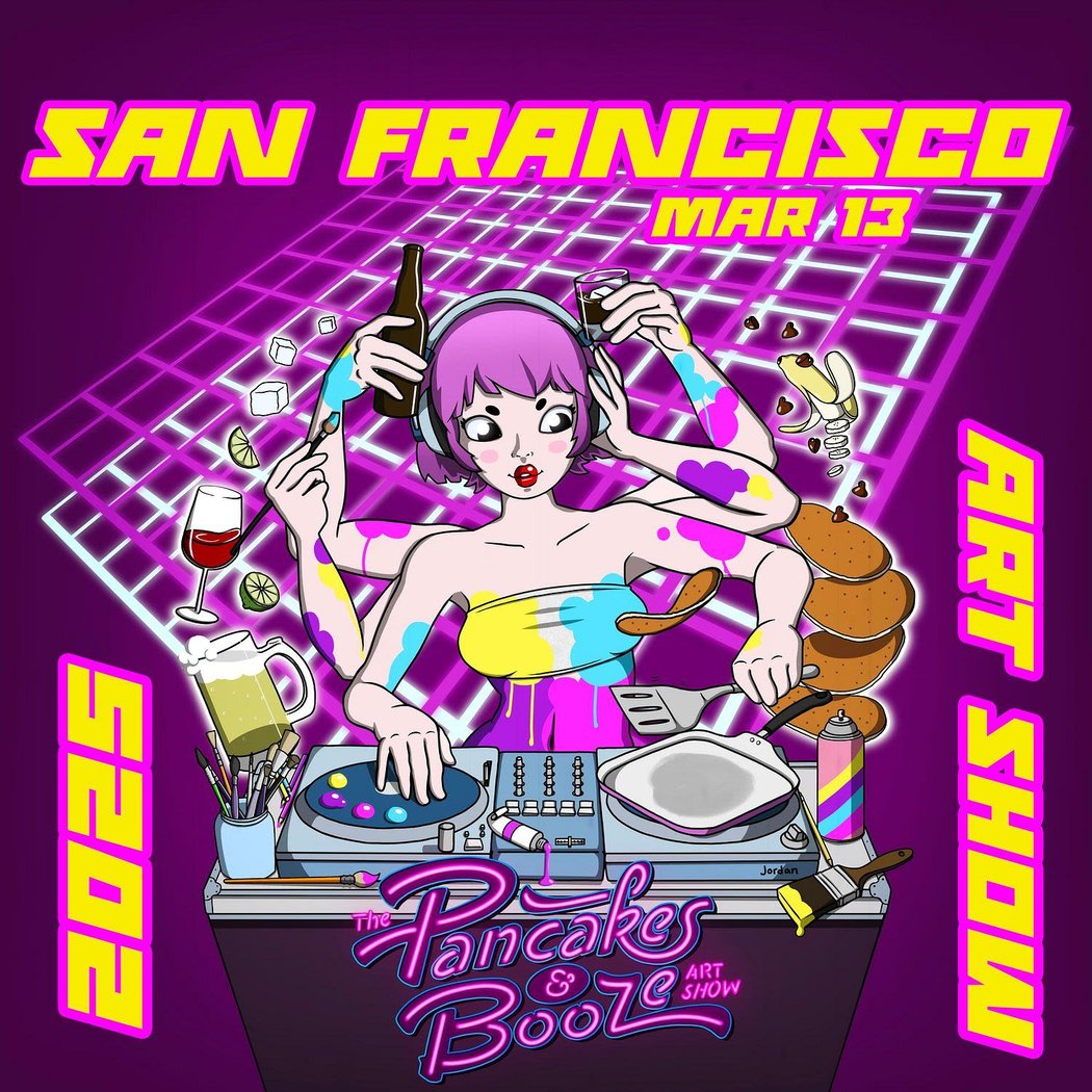 The Pancakes & Booze Art Show 1