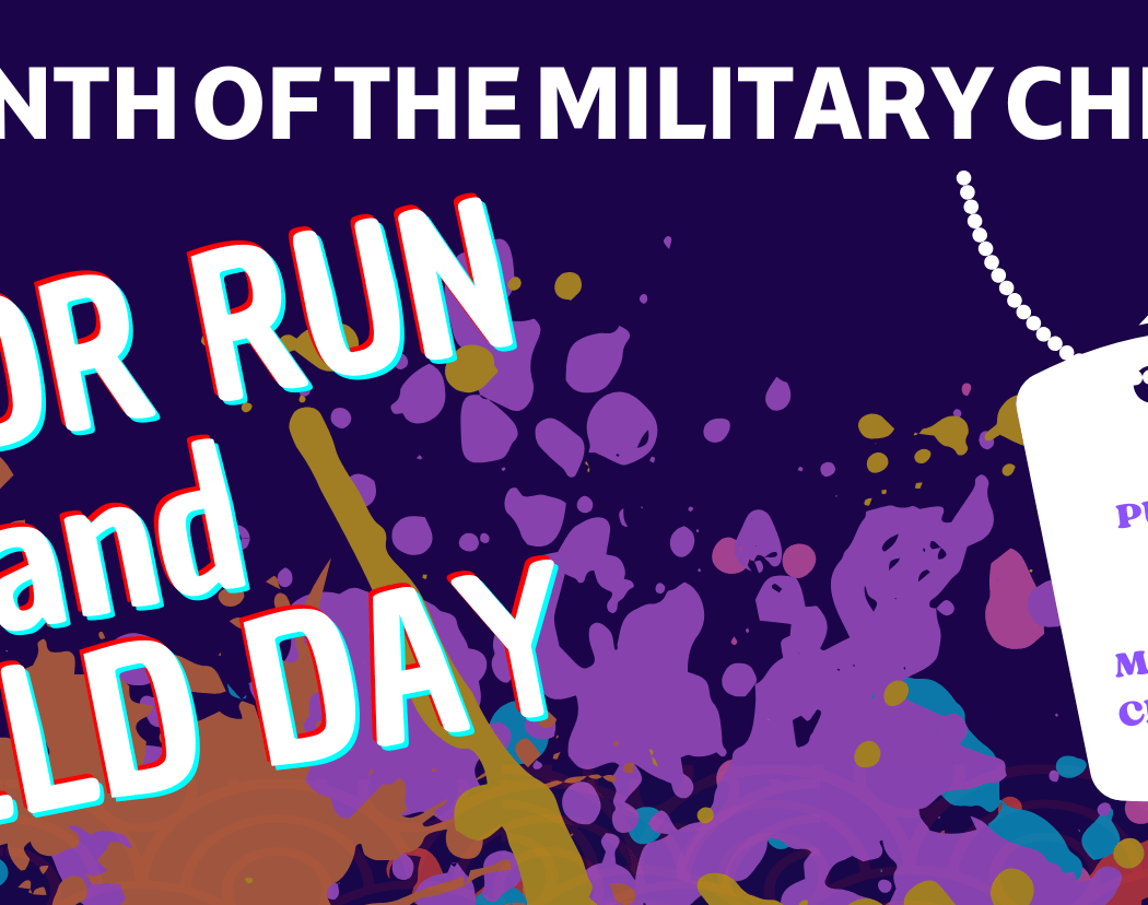 Month of the Military Child Color Run 1