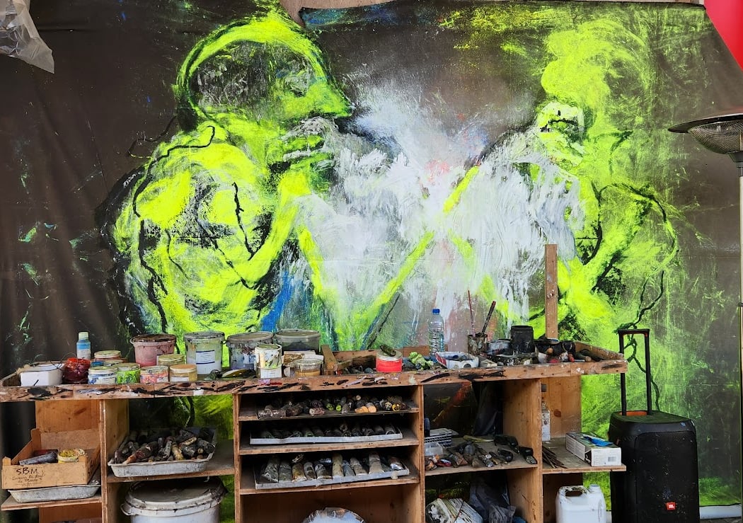 Atelier artistique avec Lydie Arickx 1