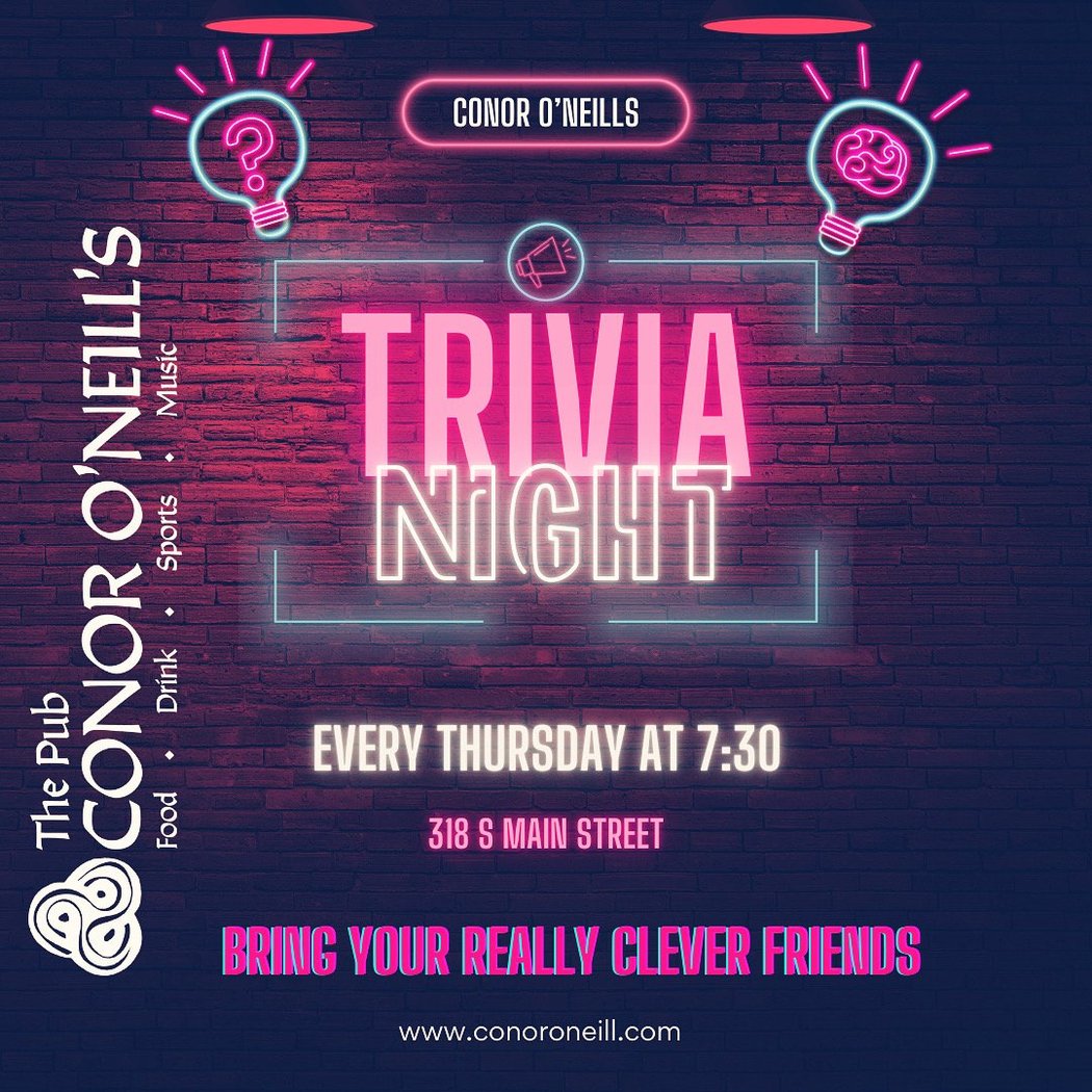 Trivia Every Thursday Evening 1