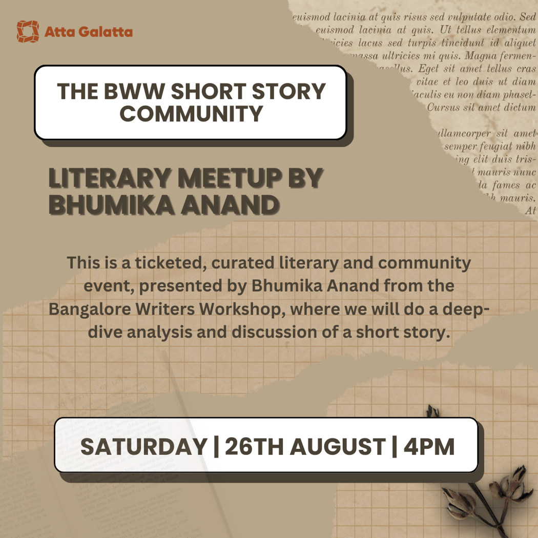 Atta Galatta Presents - The BWW Short Story Community