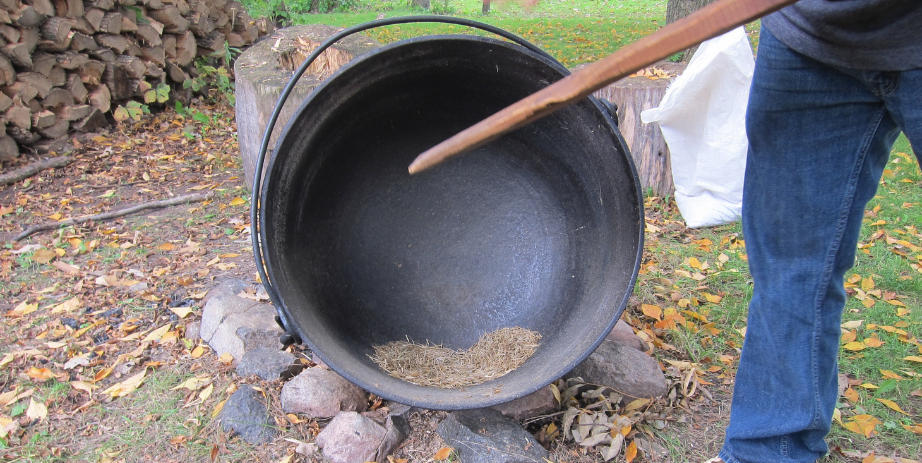 Wild Rice Processing Demonstration 1