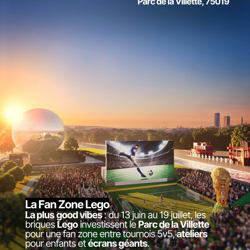 La Fan Zone Lego 1