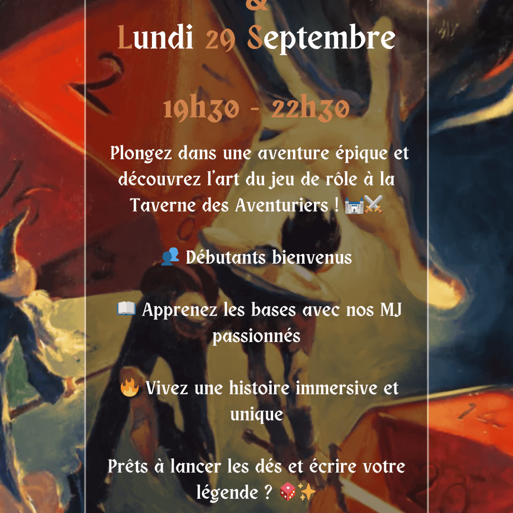 Initiation Jeu de Rôle 1