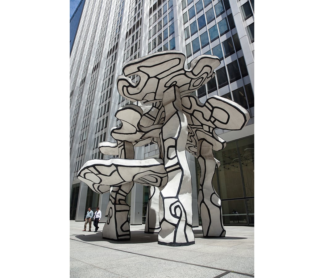 Group of Four Trees - Jean Dubuffet 1