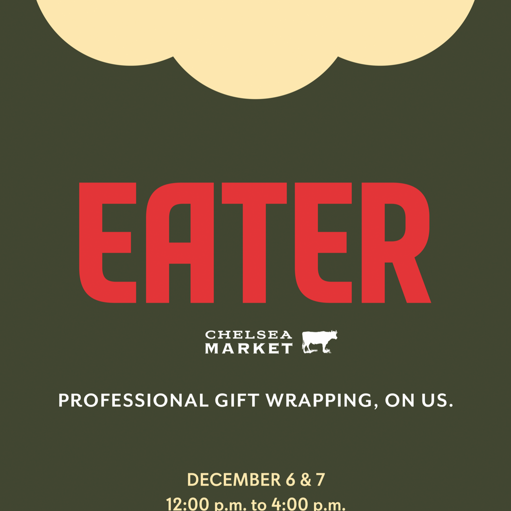 Eater NY x Chelsea Market Holiday Wrapping Station 1
