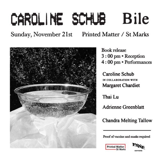 Bile, by Caroline Schub, Book Launch and Readings 1