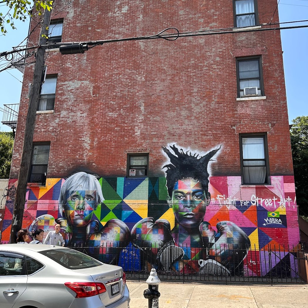 Kobra mural Jean-Michel Basquiat and Andy Warhol 3