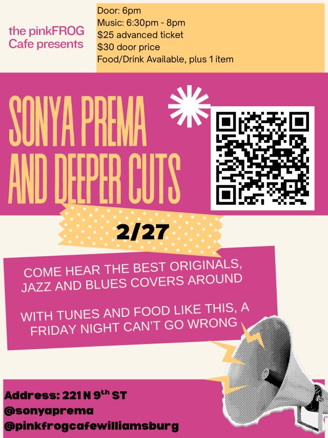 SONYA PREMA & DEEPER CUTS 1