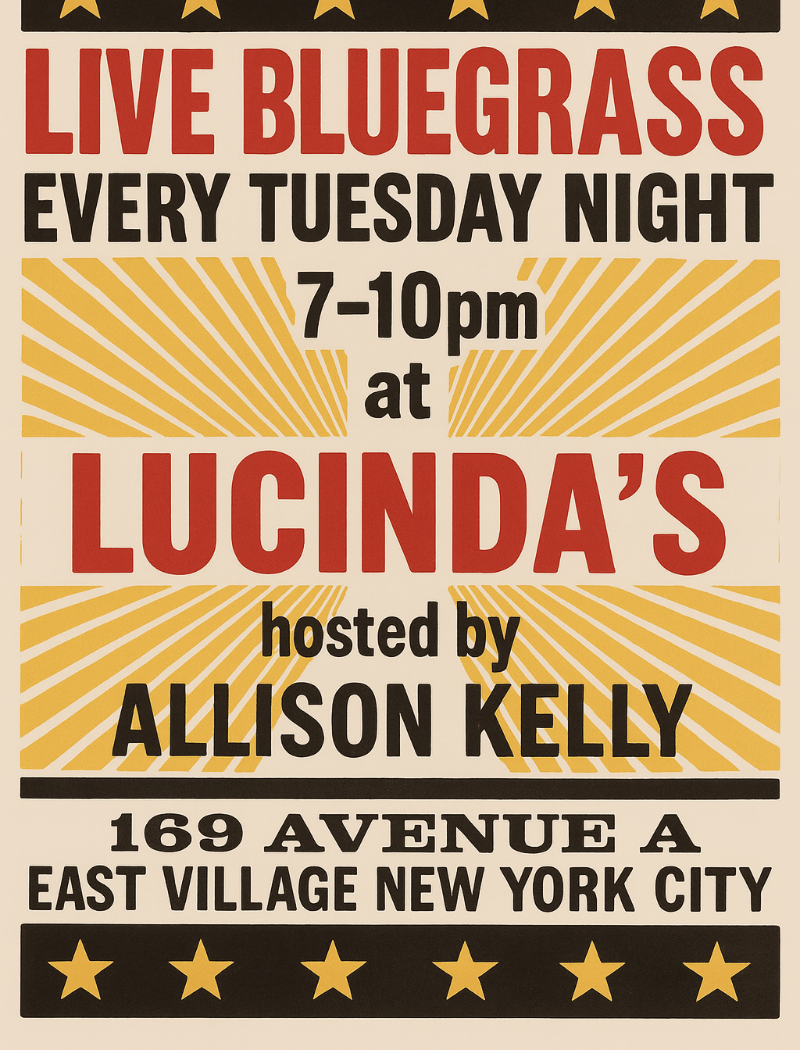 Live Weekly Bluegrass with Allison Kelly 1