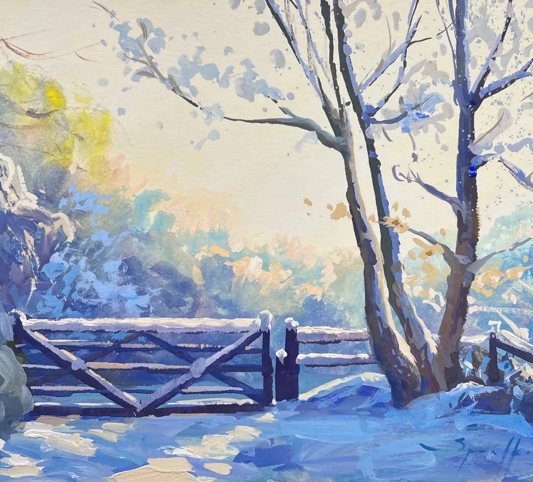 Landscape Painting in Gouache with Edward Sprafkin 3