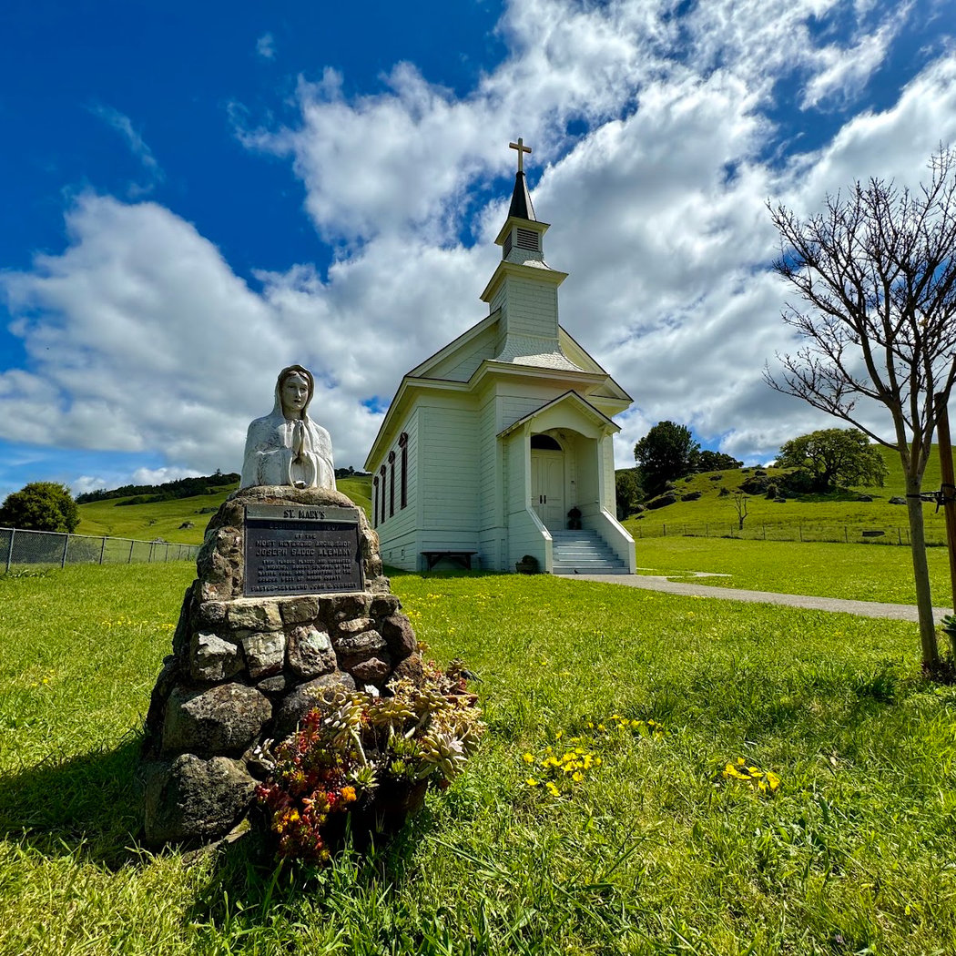 Old Saint Mary's Church of Nicasio Valley 1