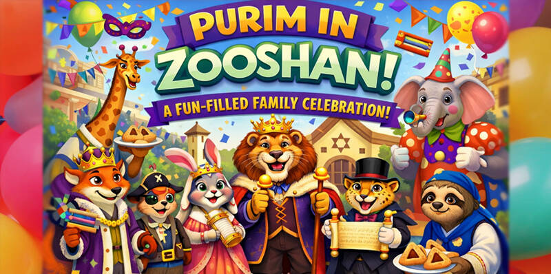 Celebrate Purim in Zooshan — An Animal-Themed Purim Shpiel & Carnival 1